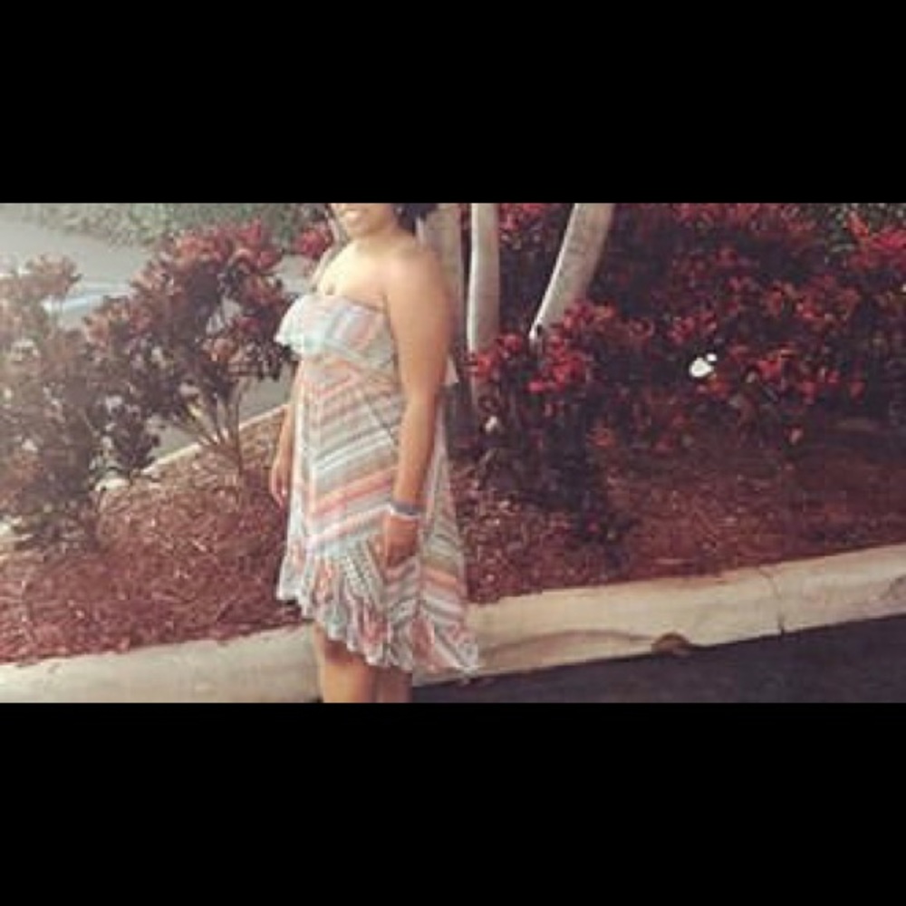 Strapless High Low dress